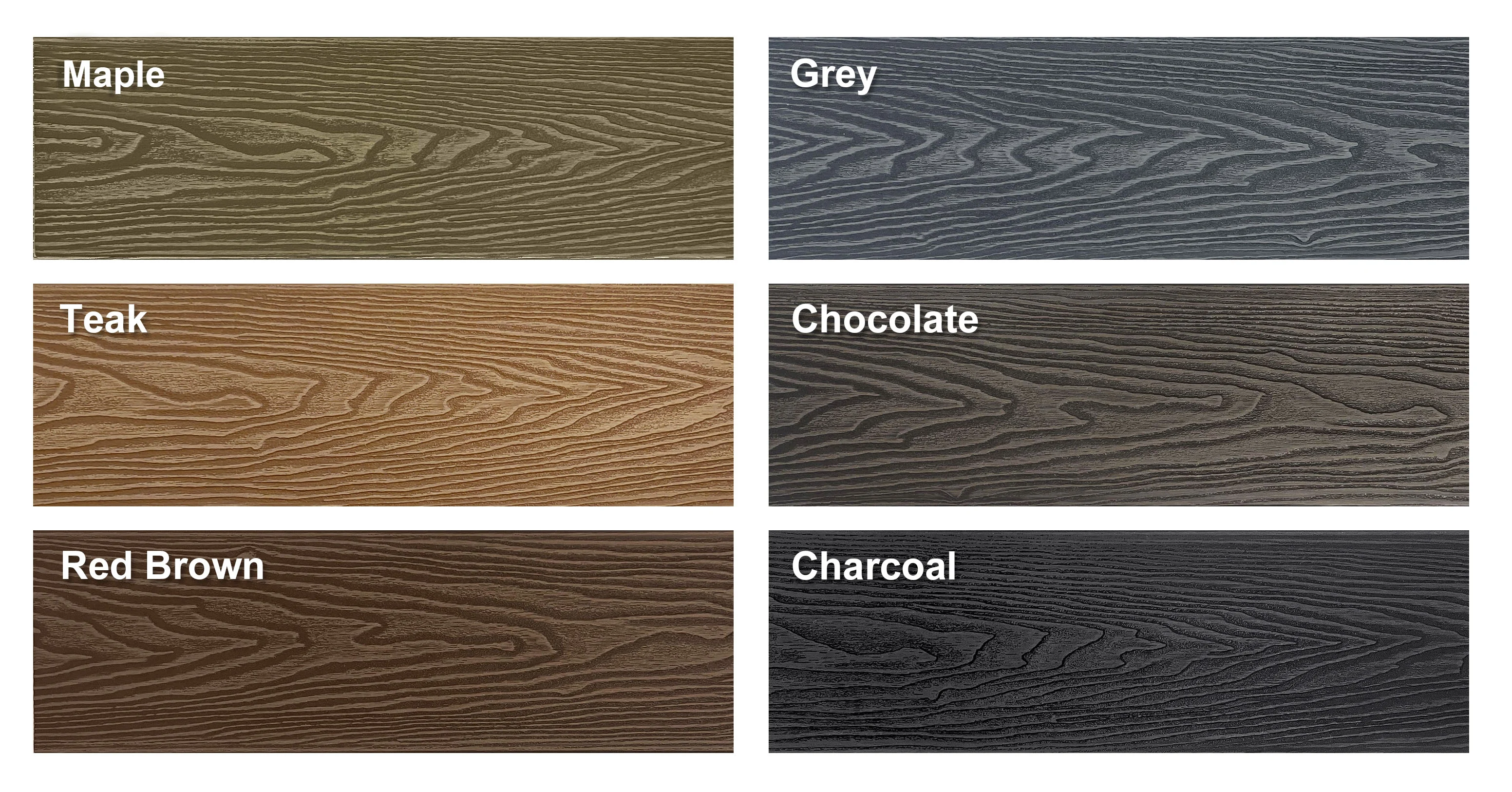 Natural Series colour guide