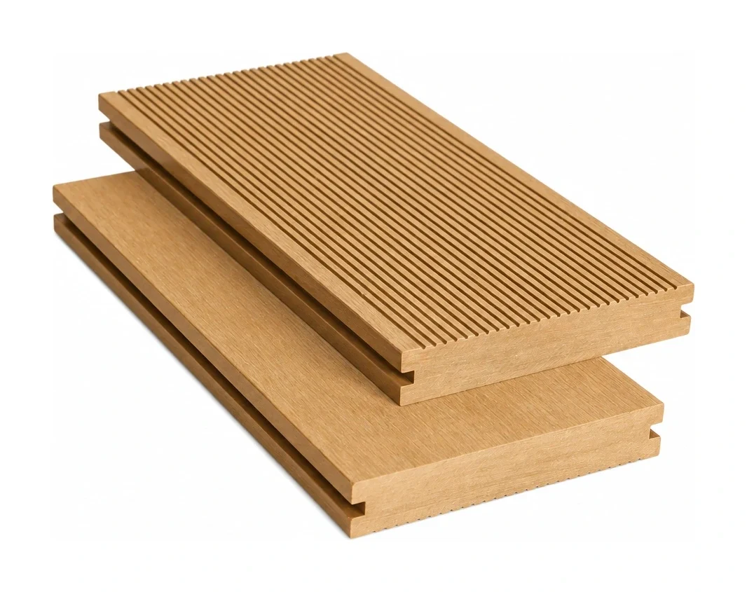 ST150S25 decking in Teak