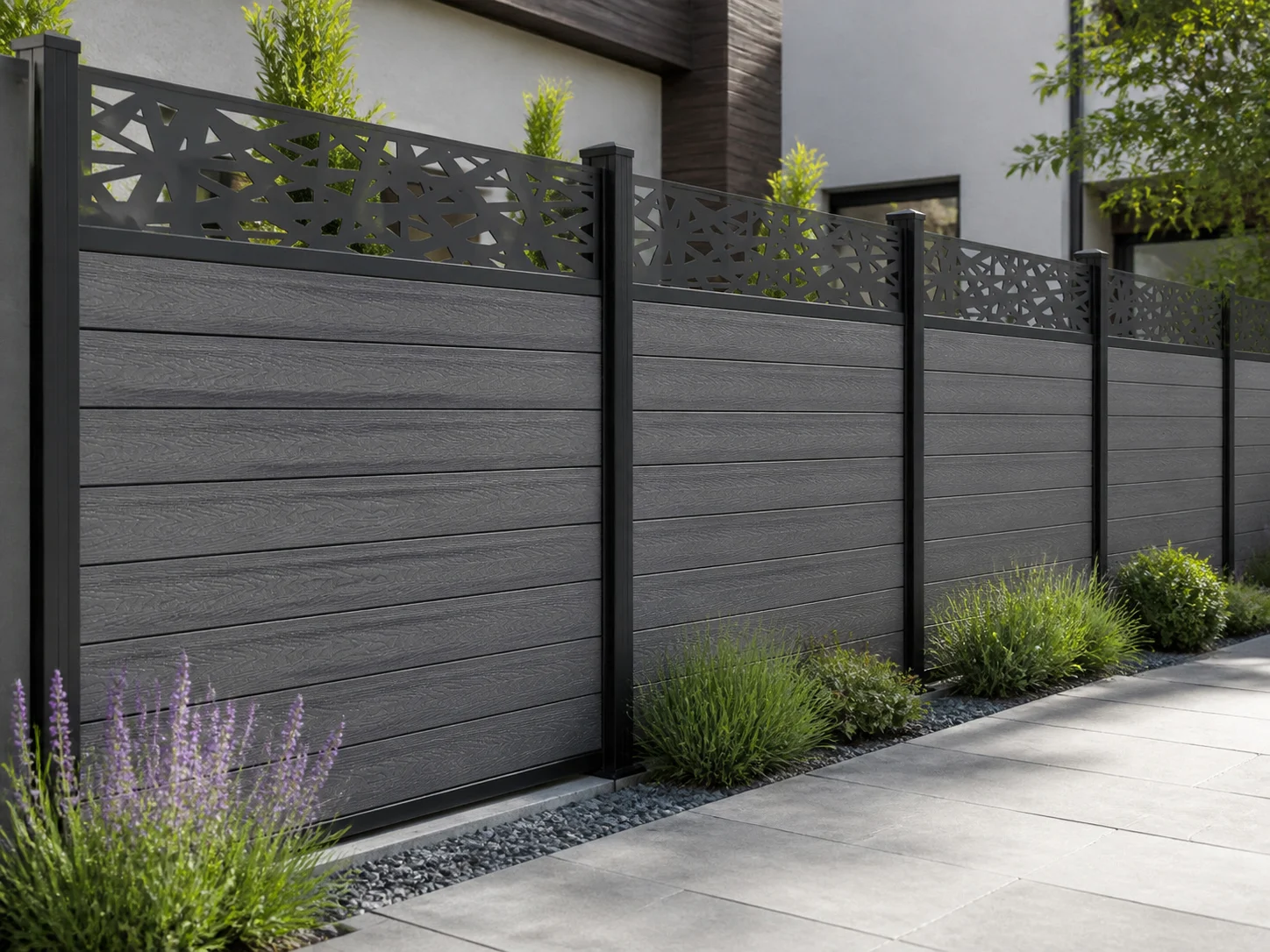 Natural Series composite fencing project