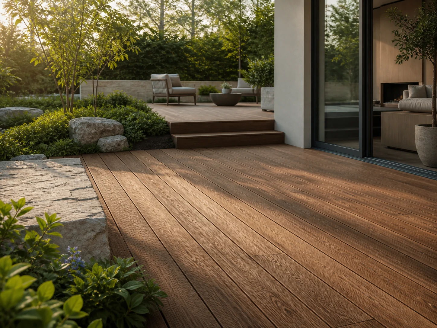 Natural Series composite decking application