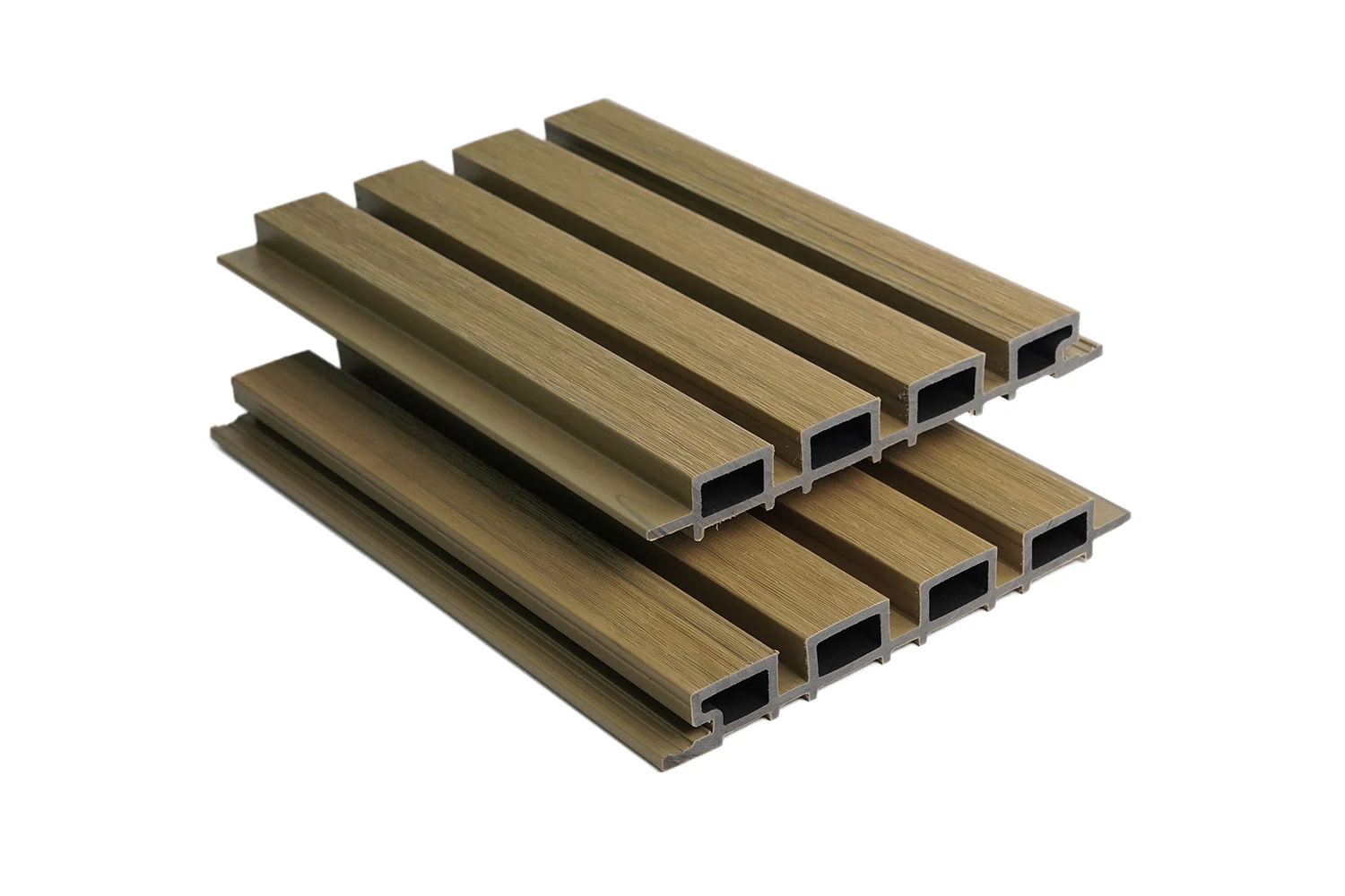 Sungem WPC cladding profiles shown against a white background